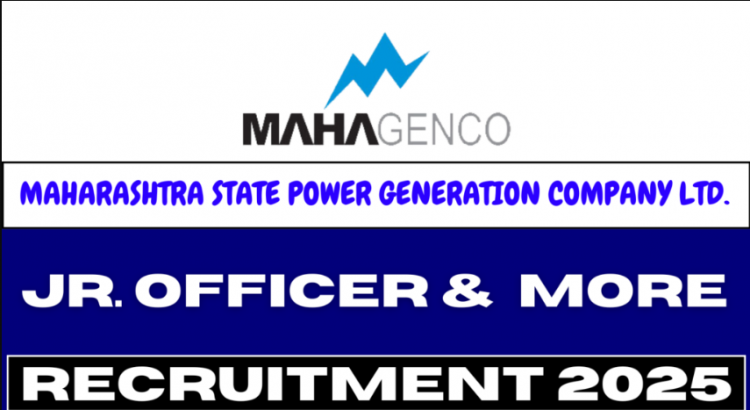 MAHAGENCO Junior Officer and Other Recruitment
