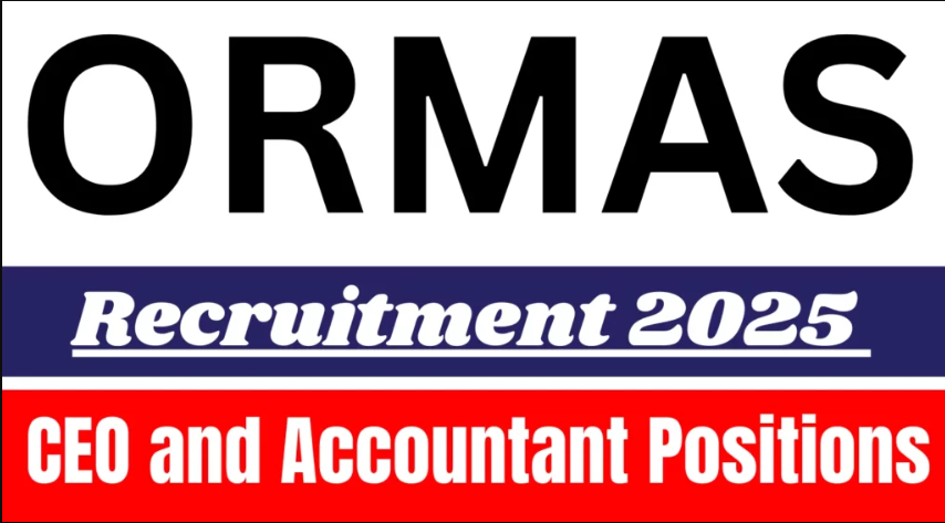 ORMAS CEO and Accountant Recruitment