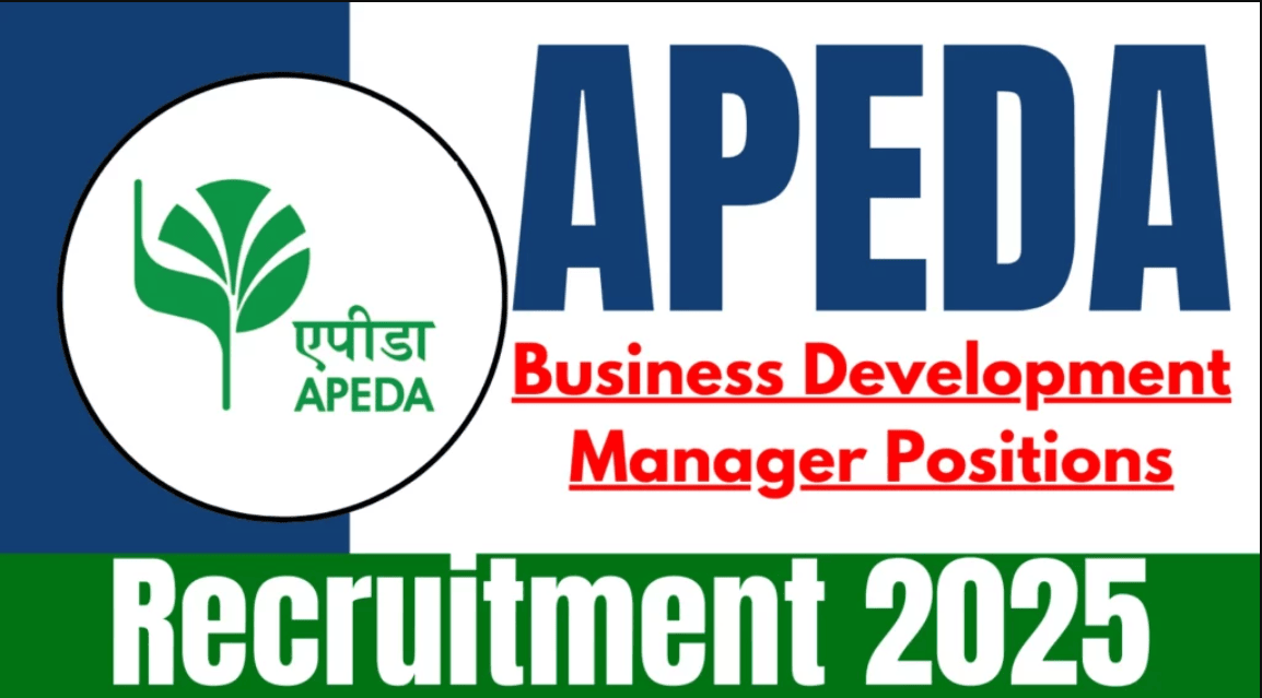 APEDA Business Development Manager Recruitment