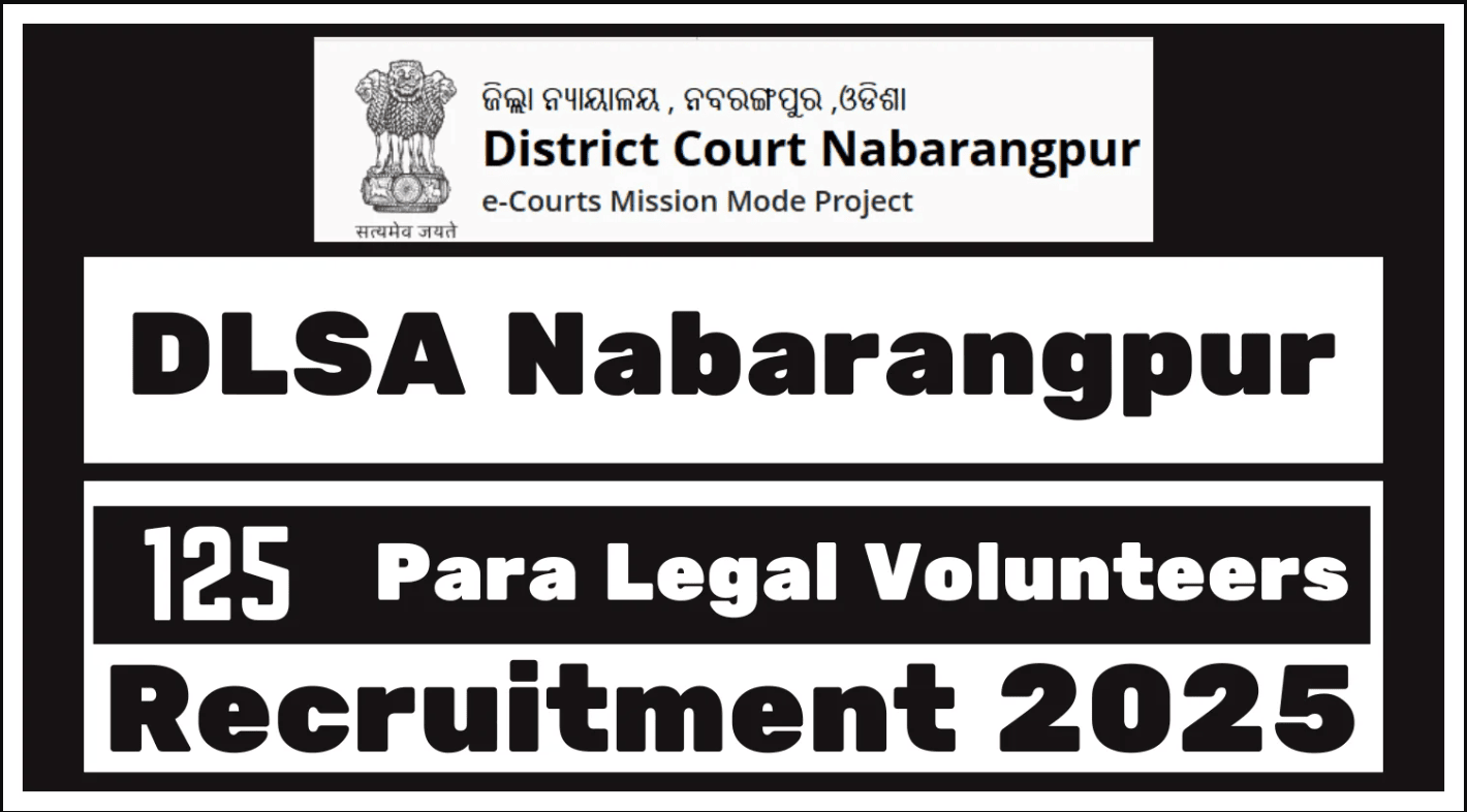 DLSA Nabarangpur Recruitment 2025