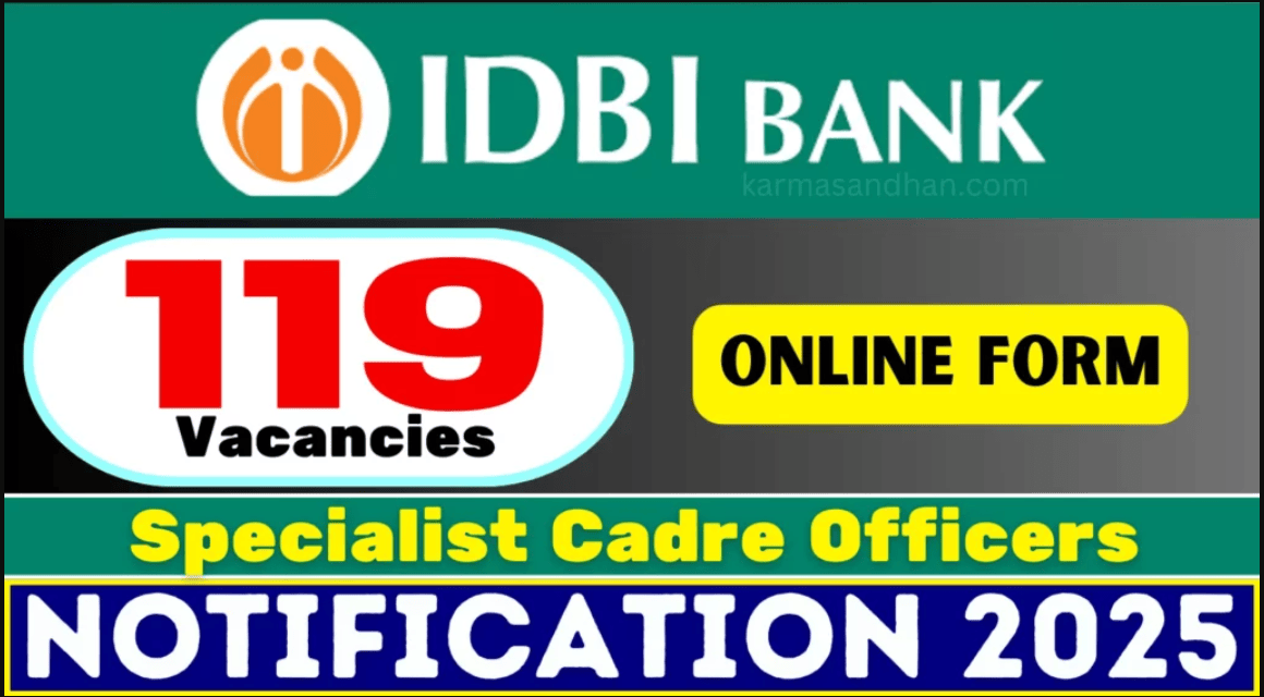 IDBI Bank SO Recruitment 2025
