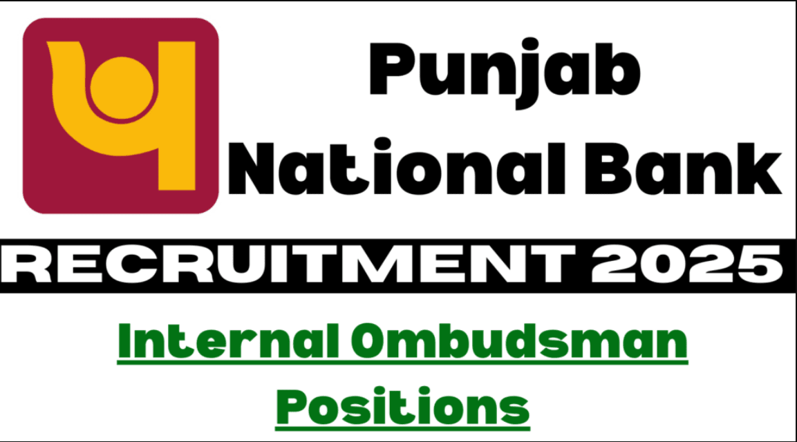 PNB Internal Ombudsman Recruitment 2025