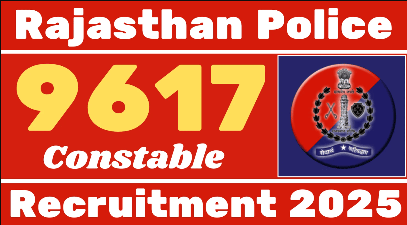 9617 Posts - Police Constable Recruitment 2025 – Last Date 17 May Govt Exam Update 1 Police Constable Recruitment 2025